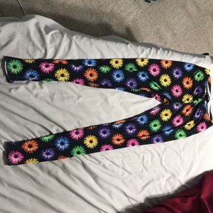 see you monday flower leggings